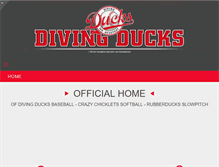 Tablet Screenshot of divingducks.com
